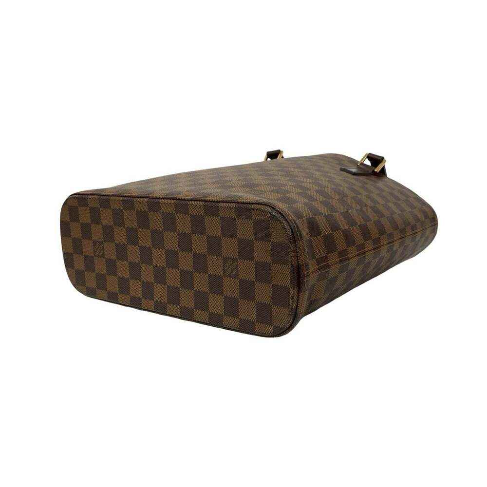 LOUIS VUITTON Brown Damier Leather Tote Bag - Picture 8 of 10